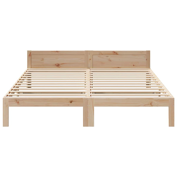 Massivholzbett ohne Matratze 160x200 cm Kiefernholz