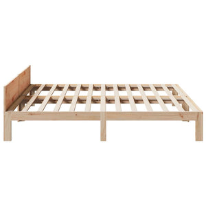 Massivholzbett ohne Matratze 160x200 cm Kiefernholz