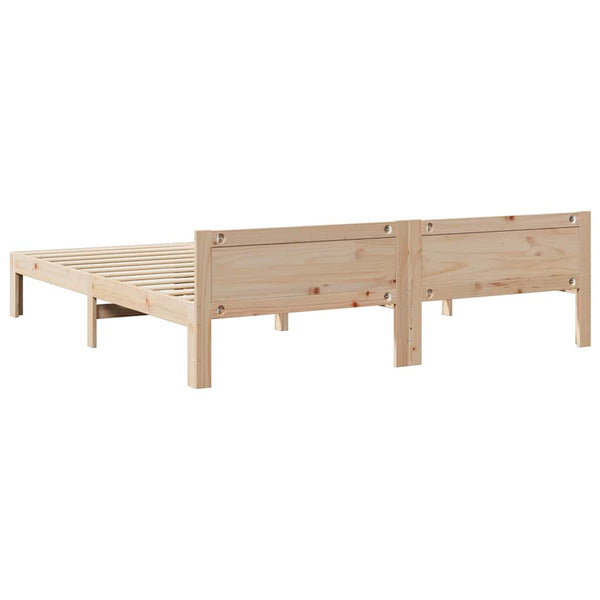 Massivholzbett ohne Matratze 160x200 cm Kiefernholz