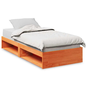 Tagesbett Kiefer Massivholz 90x200 cm Wachsbraun