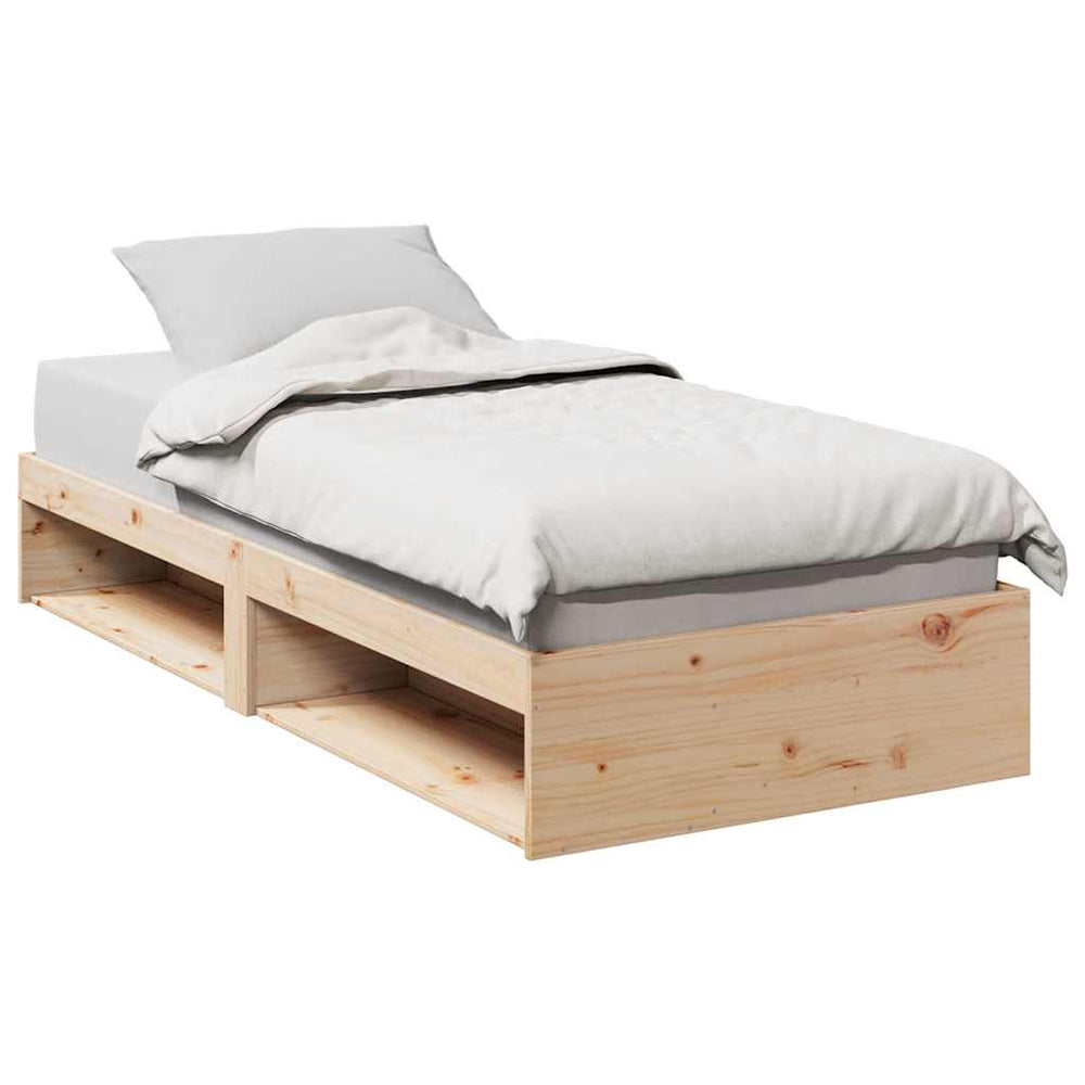 vidaXL Lit de repos sans matelas 80x200 cm Bois de pin massif