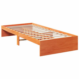 Tagesbett 80x200 cm Kiefer Massivholz Wachsbraun