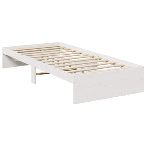 Tagesbett Kiefer Massivholz 75x190 cm Weiß