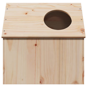 Katzenhaus Kiefer Massivholz 41x50x50 cm