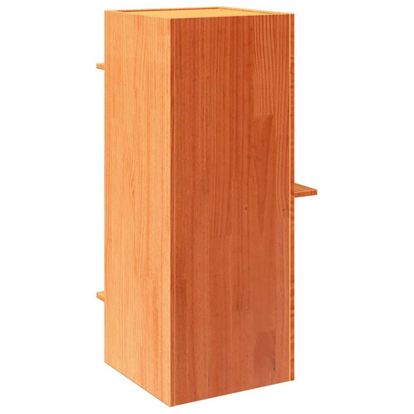 vidaXL Niche pour chat marron miel 43x43x90 cm en pin massif