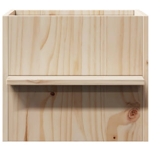 Katzenhaus Kiefer Massivholz 51x35x30cm