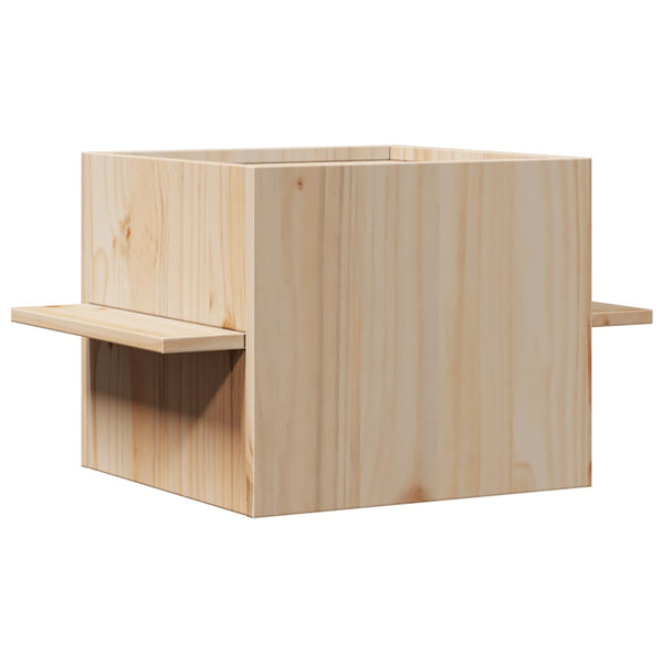 Katzenhaus Kiefer Massivholz 51x35x30cm