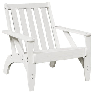 Adirondack Gartenstuhl Weiß Kiefer Massivholz