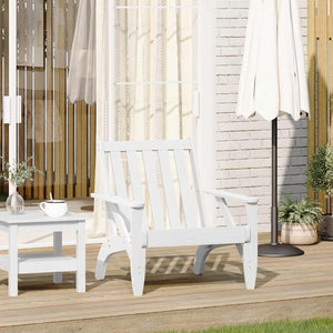 Adirondack Gartenstuhl Weiß Kiefer Massivholz