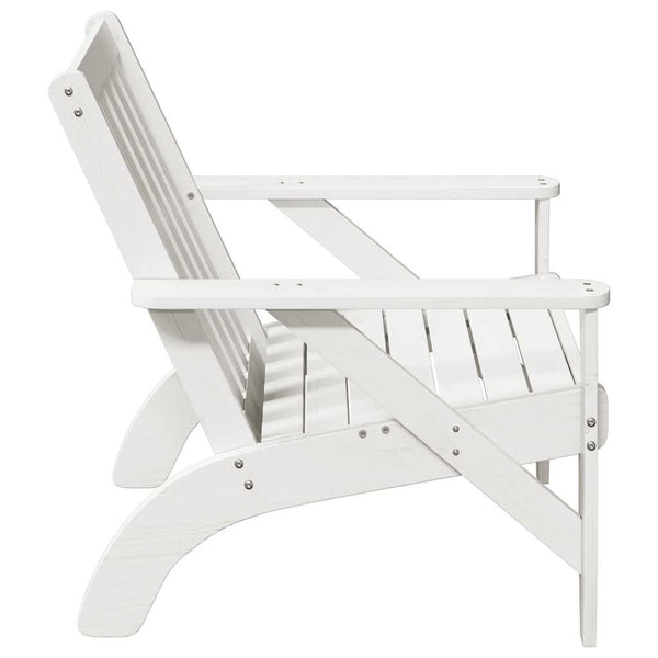 Adirondack Gartenstühle 2er Set, Kiefer Weiß