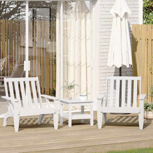 Adirondack Gartenstühle 2er Set, Kiefer Weiß
