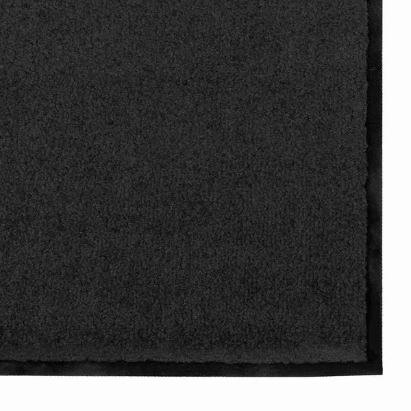 Schwarze Fußmatte 120x250 cm