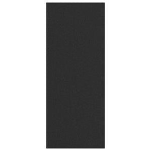 Schwarze Fußmatte 120x300 cm