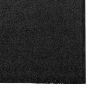 Schwarze Fußmatte 120 x 400 cm