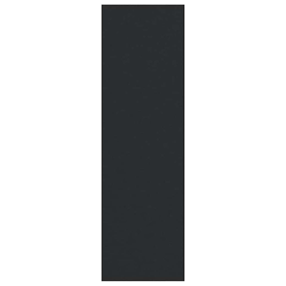Schwarze Fußmatte 120 x 400 cm