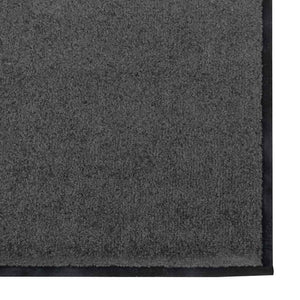 Fußmatte Anthrazit Schwarz 120x300 cm