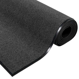 Fußmatte Anthrazit Schwarz 120x300 cm
