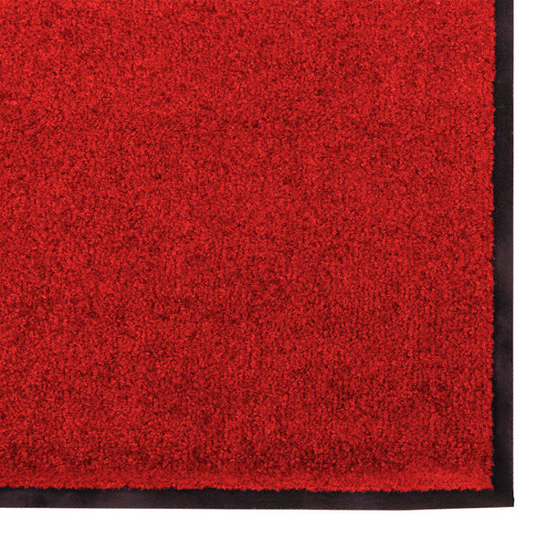 Fußmatte Rot Schwarz 120x250 cm Polyamid