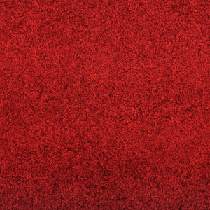Fußmatte Rot Schwarz 120x250 cm Polyamid