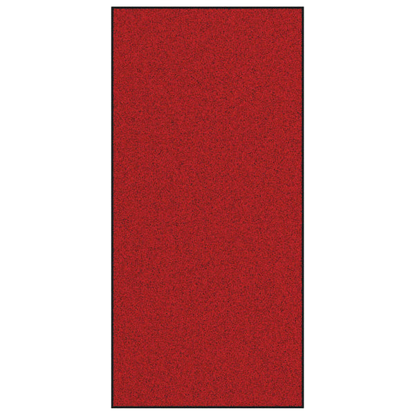 Fußmatte Rot Schwarz 120x250 cm Polyamid
