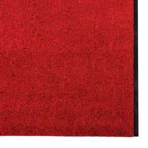 Rot-Schwarze Fußmatte 120x350cm