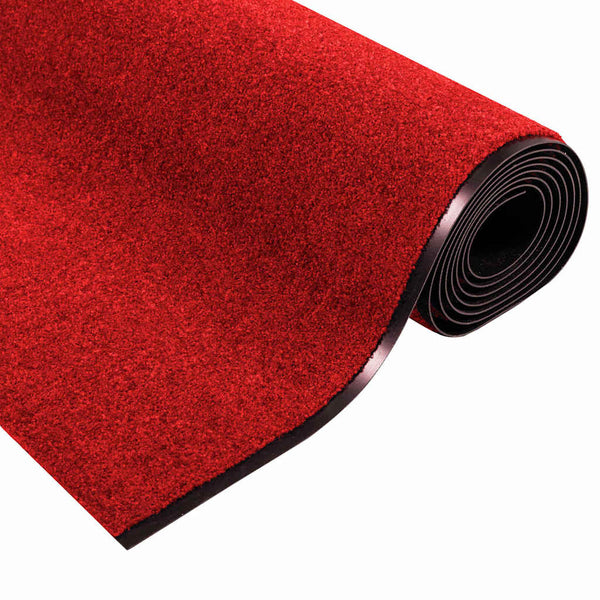 Rot-Schwarze Fußmatte 120x350cm
