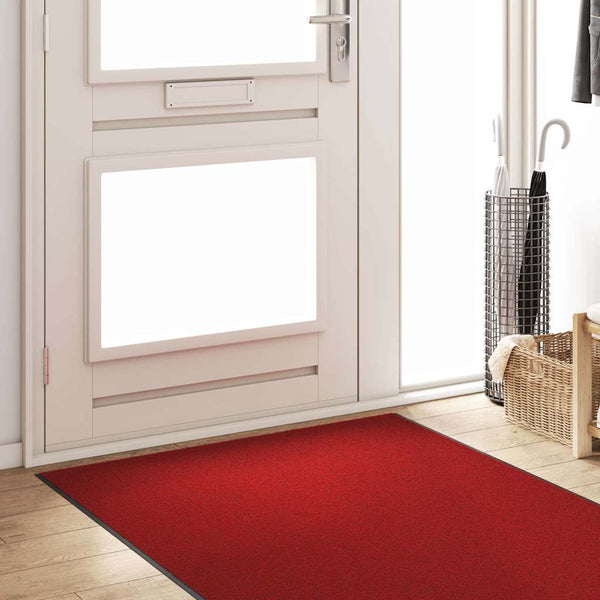Rot-Schwarze Fußmatte 120x350cm