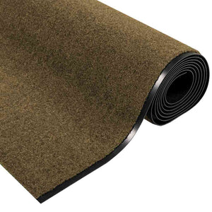 Braun-Schwarze Fußmatte 120x350 cm