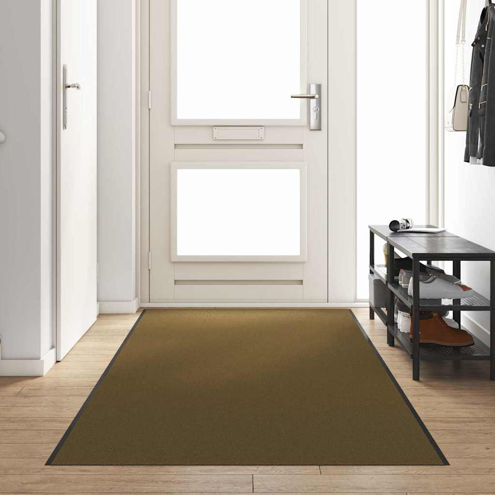 Braun-Schwarze Fußmatte 120x350 cm