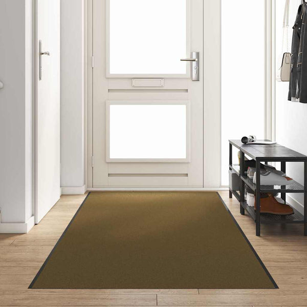 Braun-Schwarze Fußmatte 120x350 cm