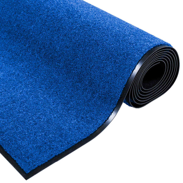 Blau-Schwarze Fußmatte 120x250 cm