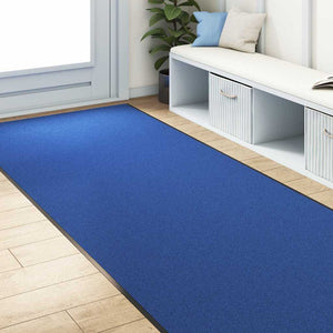 Blau-Schwarze Fußmatte 120 x 350 cm