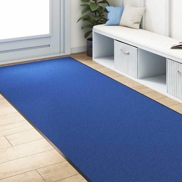 Blau-Schwarze Fußmatte 120 x 350 cm
