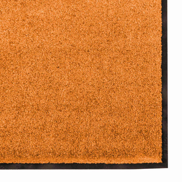 Fußmatte Orange Schwarz 120x250 cm