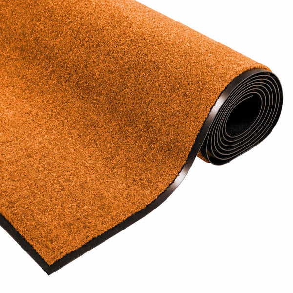 Fußmatte Orange Schwarz 120x250 cm