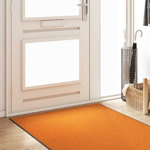 Fußmatte Orange Schwarz 120x250 cm