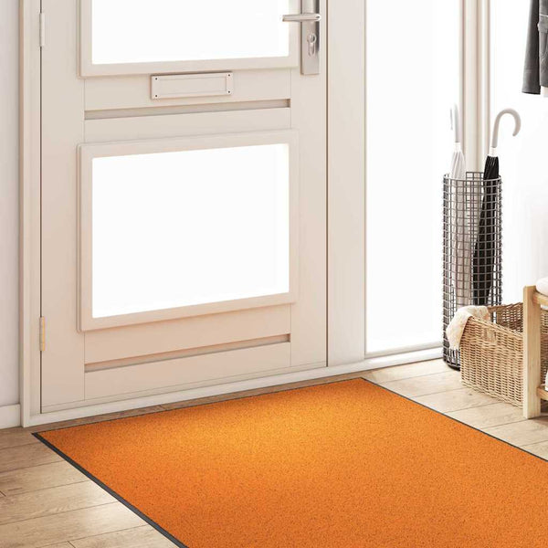 Fußmatte Orange Schwarz 120x250 cm