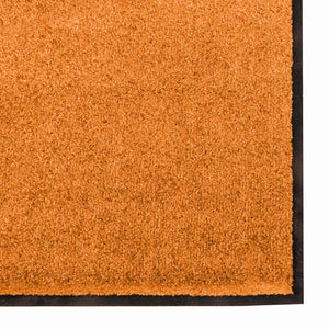 Fußmatte Orange Schwarz 120x300cm Polyamid