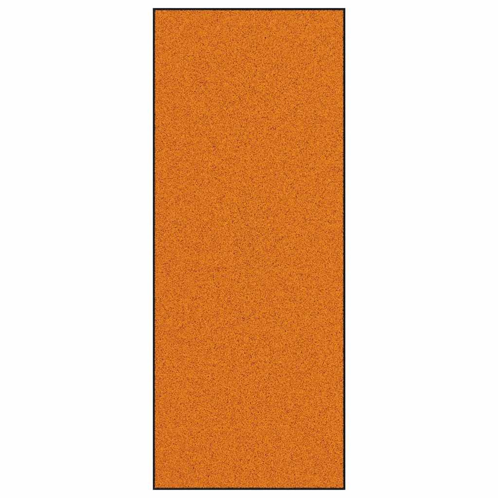 Fußmatte Orange Schwarz 120x300cm Polyamid