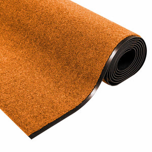 Orange Schwarze Fußmatte 120x350cm