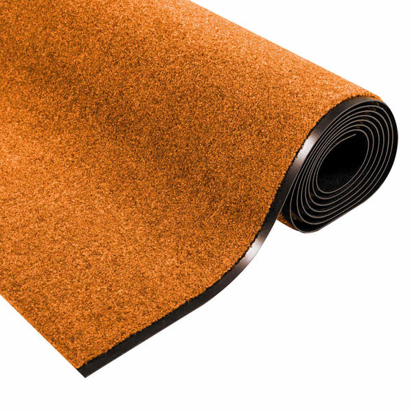 Orange Schwarze Fußmatte 120x350cm