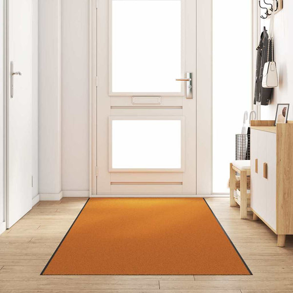 Orange-Schwarze Fußmatte 120x400cm