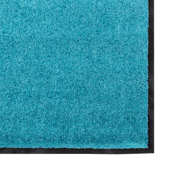 Cyan-Schwarze Fußmatte 120x250 cm