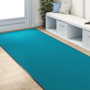 Fußmatte Cyan Schwarz 120x300cm Polyamid