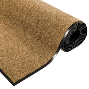 Creme-schwarze Fußmatte 120x250cm