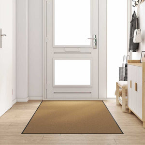 Creme-schwarze Fußmatte 120x250cm