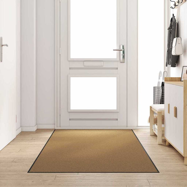 Creme-schwarze Fußmatte 120x250cm