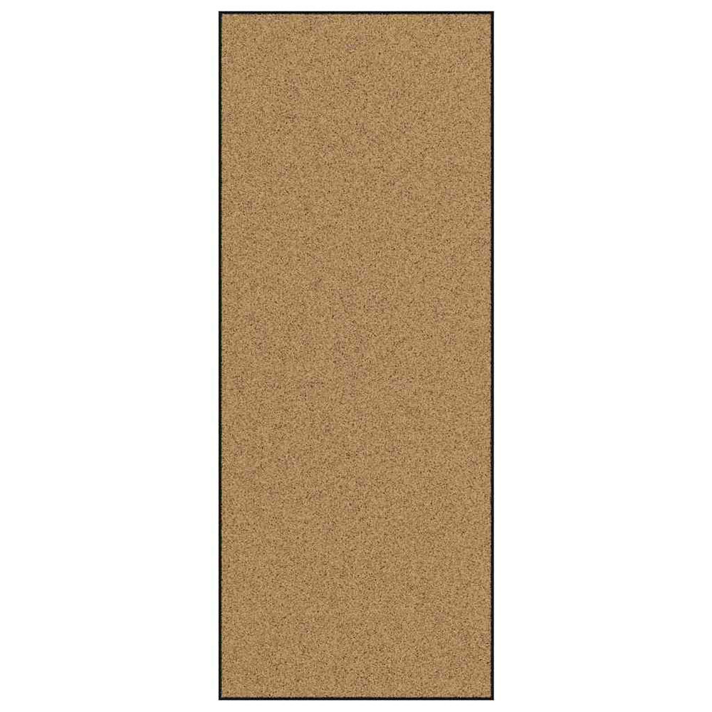 vidaXL Paillasson Crème et Noir 120 x 300 cm Polyamide et PVC