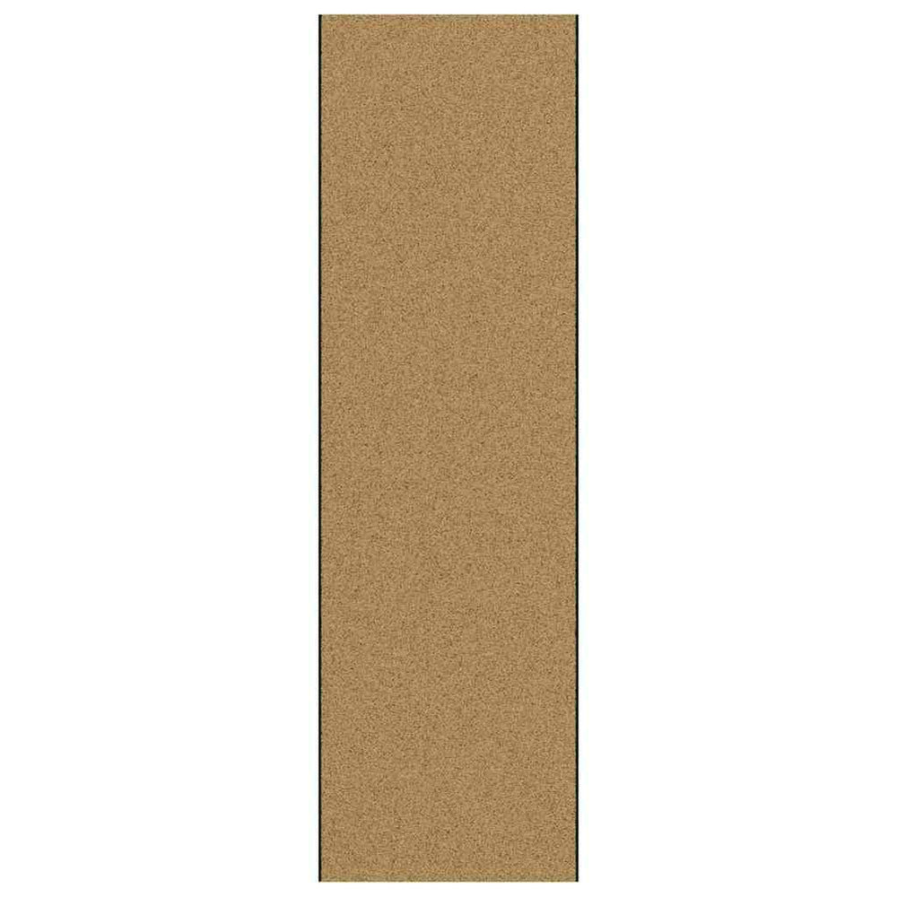 vidaXL Paillasson Crème et noir 120 x 400 cm Polyamide et PVC