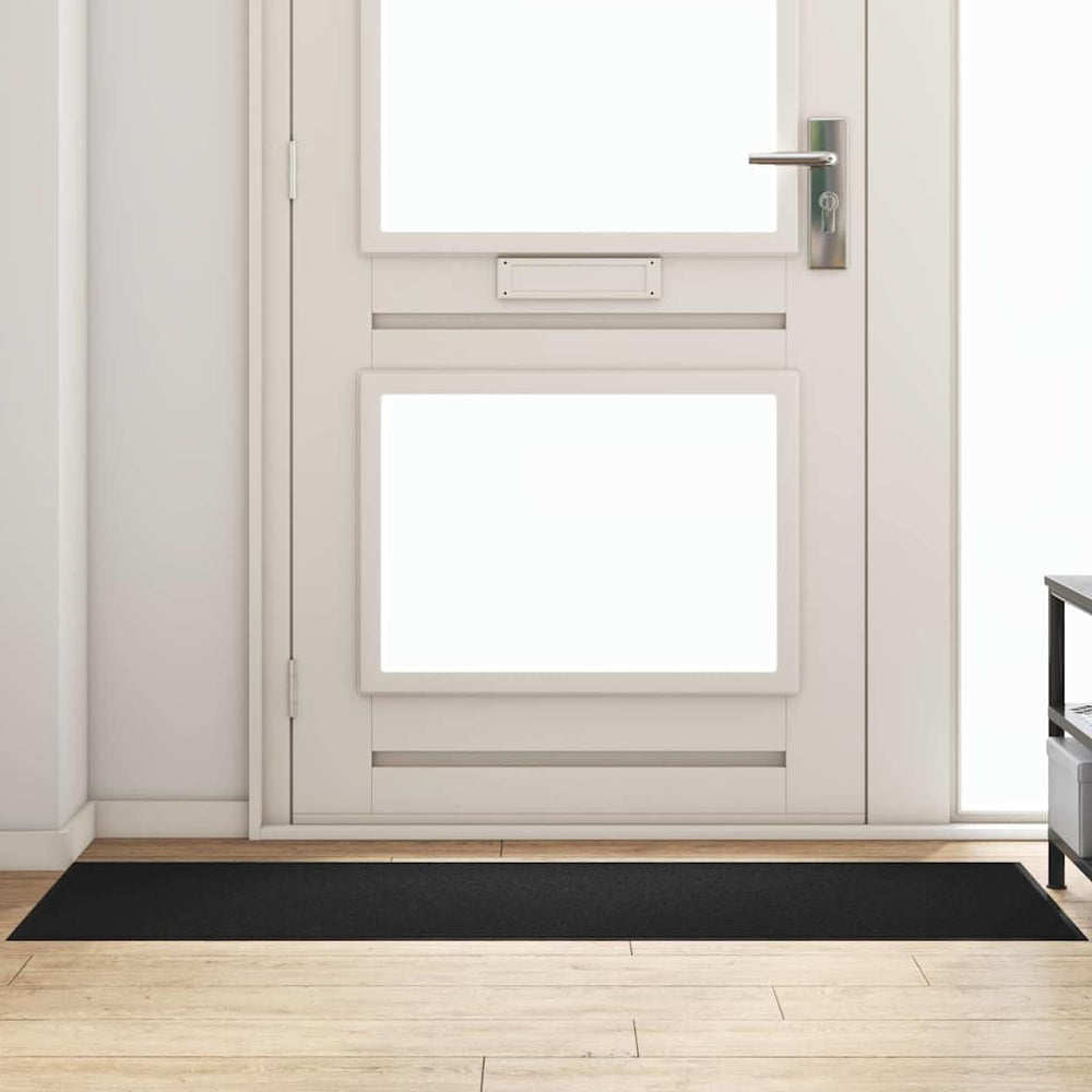 vidaXL Paillasson Noir 60 x 180 cm 100 % Polyamide